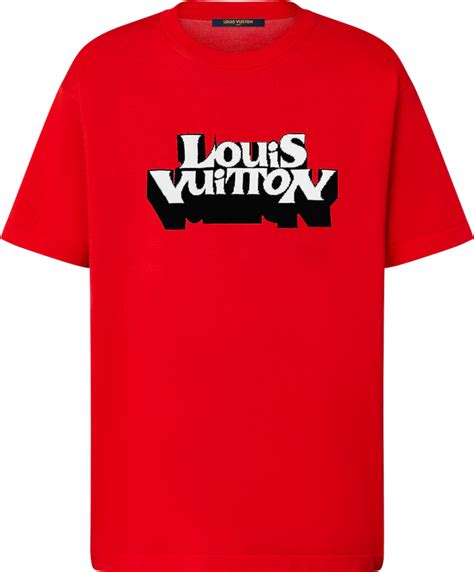 red and white louis vuitton t shirt|lv t shirt men price.